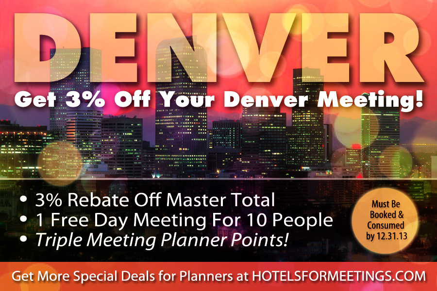 Hotels for Meetings Denver Deals Specials